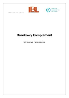 Barokowy komplement