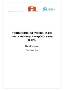 Postkolonialna Polska. Biała plama na mapie współczesnej teorii