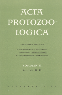 Acta Protozoologica, Vol. 2, Fasc.19-29
