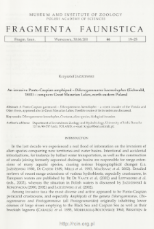 An invasive Ponto-Caspian amphipod – Dikerogammarus haemobaphes (Eichwald, 1841) - conquers Great Masurian Lakes, north-eastern Poland