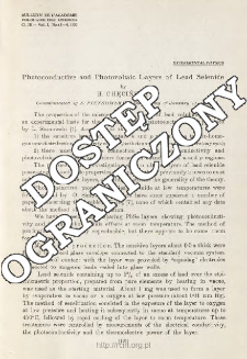 Photoconductive and photovoltaic Layers of Lead Selenide