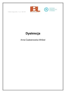 Dyskrecja