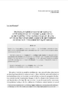 Pottery traditions and structure of production in the Early Neolithic: a method for the technological study of Linearbandkeramik vessels in settlement contexts in the Aisne Valley (France)