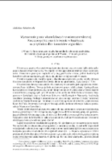 Wyznaczanie granic własnościowych w osiemnastowiecznej Rzeczypospolitej oraz ich trwanie w krajobrazie na przykładzie dóbr kamedułów wigierskich