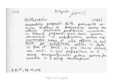 Pultusk 1488-1491. Files of Nowe Miasto district in the Middle Ages. Files of the Historico-Geographical Dictionary of Masovia in the Middle Ages