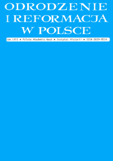 Konkurencyjne koncepcje przestrzeni : różnorodność wyznaniowych i politycznych geografii w niemieckojęzycznej publicystyce z czasu tumultu toruńskiego w 1724 roku