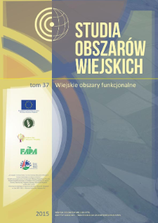 Koncepcje badań funkcjonalnych wsi i ich związek z planowaniem rozwoju = Concepts of rural functional studies and their relation to development planning