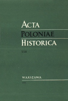 Some Conditions and Regularities of Development of the Polish Working Class Movement