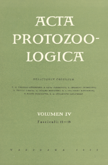 Acta Protozoologica, Vol. 4, Fasc.11-18