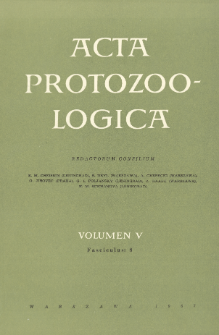 Acta Protozoologica, Vol. 5, Fasc.8