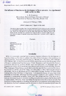 The influence of function on the development of bone curvature. An experimental study on the rat tibia