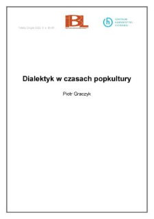 Dialektyk w czasach popkultury