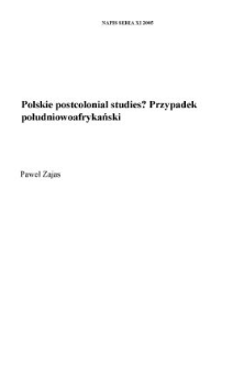 Polskie "postcolonial studies"? Przypadek południowoafrykański