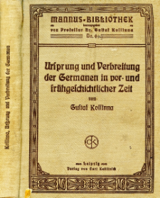 Ursprung und Verbreitung der Germanen in vor- und frühgeschichtlicher Zeit. T. 1-2