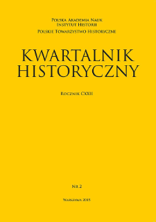 Kwartalnik Historyczny R. 122 nr 2 (2015), Recenzje