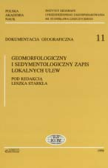 Geomorfologiczny i sedymentologiczny zapis lokalnych ulew