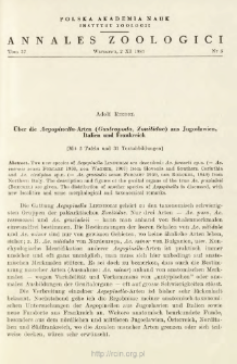 Über die Aegopinella-Arten (Gastropoda, Zonitidae) aus Jugoslawien, Italien und Frankreich