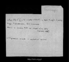 Przasnysz 1408-1481. Files of Przasnysz district in the Middle Ages. Files of Historico-Geographical Dictionary of Masovia in the Middle Ages