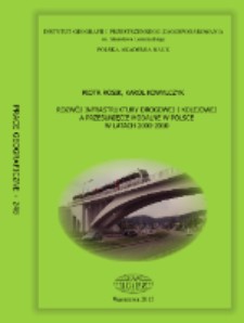 Rozwój infrastruktury drogowej i kolejowej a przesunięcie modalne w Polsce w latach 2000-2010 = Development of road and railway infrastructure in Poland versus modal shift in the years 2000-2010