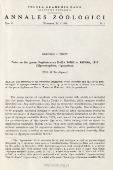 Notes on the genus Saphonecrus DALLA TORRE et KIEFER, 1910 (Hymenoptera, Cynipidae)