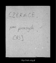 Czernice Borowe to 1485. Files of Przasnysz district in the Middle Ages. Files of Historico-Geographical Dictionary of Masovia in the Middle Ages