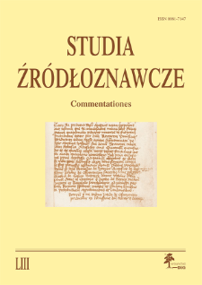 Pryncypia edytorstwa źródeł historycznych w dobie rewolucji cyfrowej