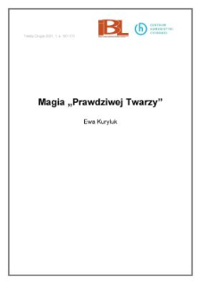 Magia "Prawdziwej Twarzy"