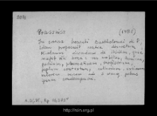 Przasnysz 1482-1488. Kartoteka powiatu przasnyskiego w średniowieczu. Kartoteka Słownika historyczno-geograficznego Mazowsza w średniowieczu