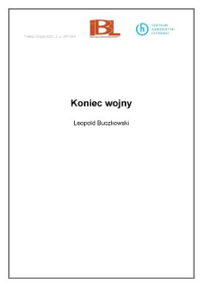 Koniec wojny