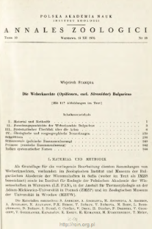 Die Weberknechte (Opiliones, excl. Sironidae) Bulgariens