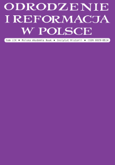 "Hic liber libenter legitur in Polonia" : mapping the popularity of the "Zodiacus vitae in Poland" between the sixteenth and seventeenth centuries