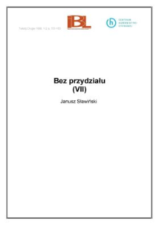 Bez przydziału /VII/