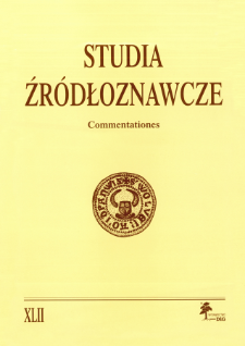 Studia Źródłoznawcze = Commentationes T. 42 (2004), Recenzje