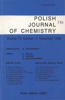 Vol 73 - no. 11 (1999) SpisTreściOkładki