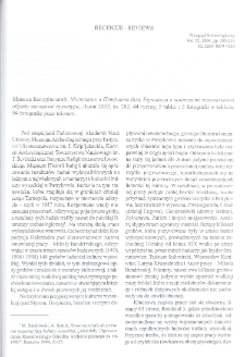 Mogil’nik v Petrikovi bilâ Ternopolâ v konteksti pohoval’nogo obrâdu visoc’koj kul’tury, Mikola Bandrivs’kij, L’viv 2002 : [recenzja]