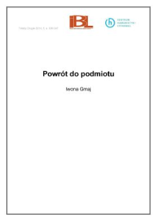 Powrót do podmiotu