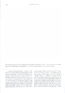 Lukaši. Bagatošarova pamiâtka arheologïï na Bridŝini, Viktor Vojnarovs’kij, Vitalij Konoplâ, Mihajlo Filipčuk, L’viv 2005 : [recenzja]