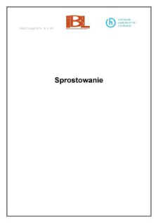 Sprostowanie