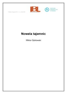 Nowela tajemnic