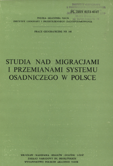 Studia nad migracjami i przemianami systemu osadniczego w Polsce : opracowanie zbiorowe = Issledovaniâ migracii i izmenenij sistemy rasseleniâ v Pol'še = Studies on migrations and settlement system of Poland