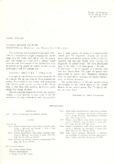 Funnel Beaker culture : Mrowino, gm. Rokietnica, woj. Poznań, Site 3, settlement