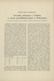 Szczątki zwierzęce i ludzkie z osady przedhistorycznej w Biskupinie