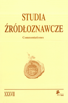 Zasady wydawnicze dla tomów XV i XVI serii "Acta Nuntiaturae Polonae"