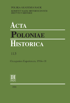 Acta Poloniae Historica. T. 113 (2016), Chronicle