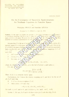 On the convergence of successive approximations for nonlinear equations in function spaces