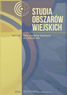 Identyfikacja i wykorzystanie zasobów lokalnych w budowaniu przewagi konkurencyjnej – przykład regionu lubelskiego = Identification and use of local resources in building a competitive advantage; on the example of the Lublin region