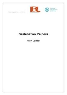 Szaleństwo Peipera