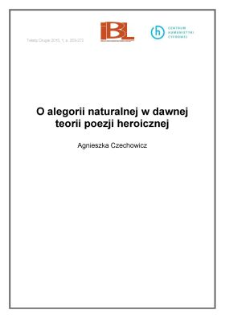 O alegorii naturalnej w dawnej teorii poezji heroicznej