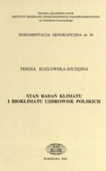 Stan badań klimatu i bioklimatu uzdrowisk polskich