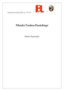 Mistyka Teodora Parnickiego